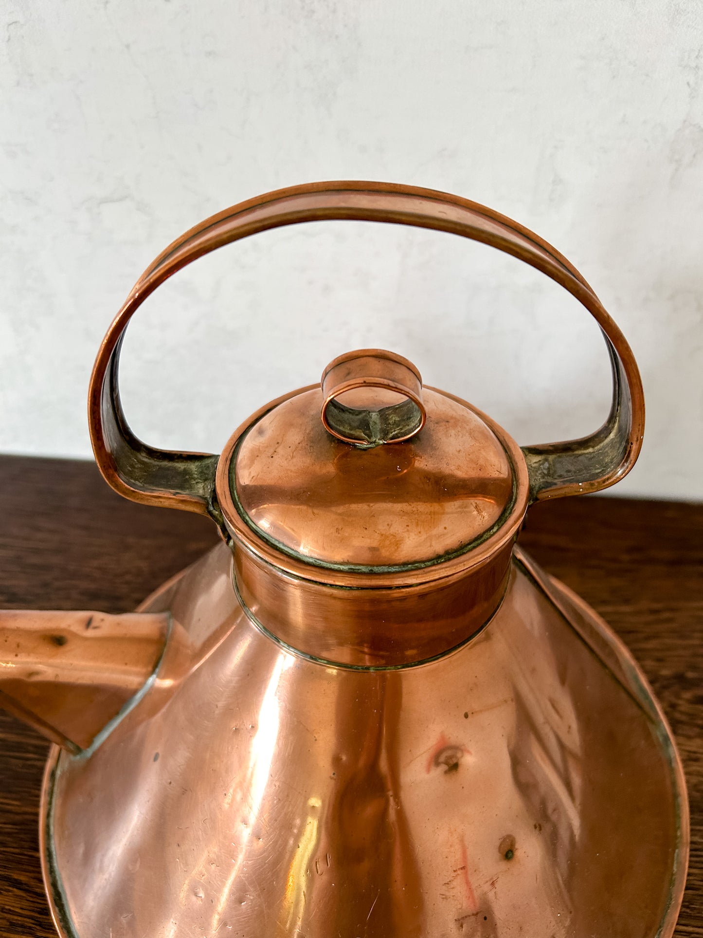 Antique Copper Ship's Kettle