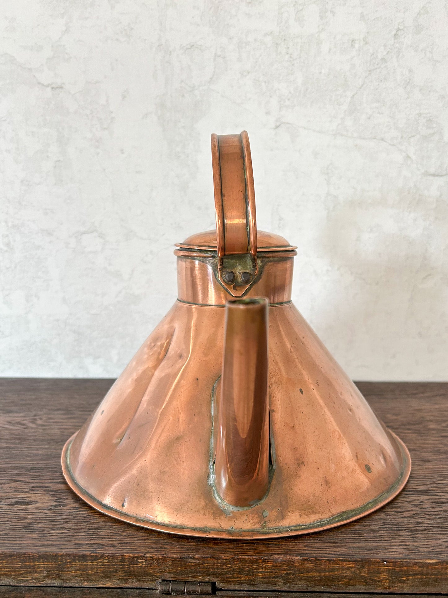 Antique Copper Ship's Kettle