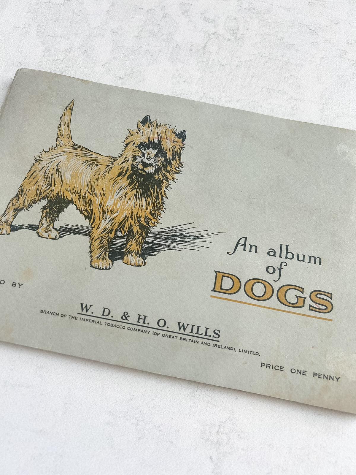 1937 Wills Complete “Album of Dogs” Cigarette Card Book
