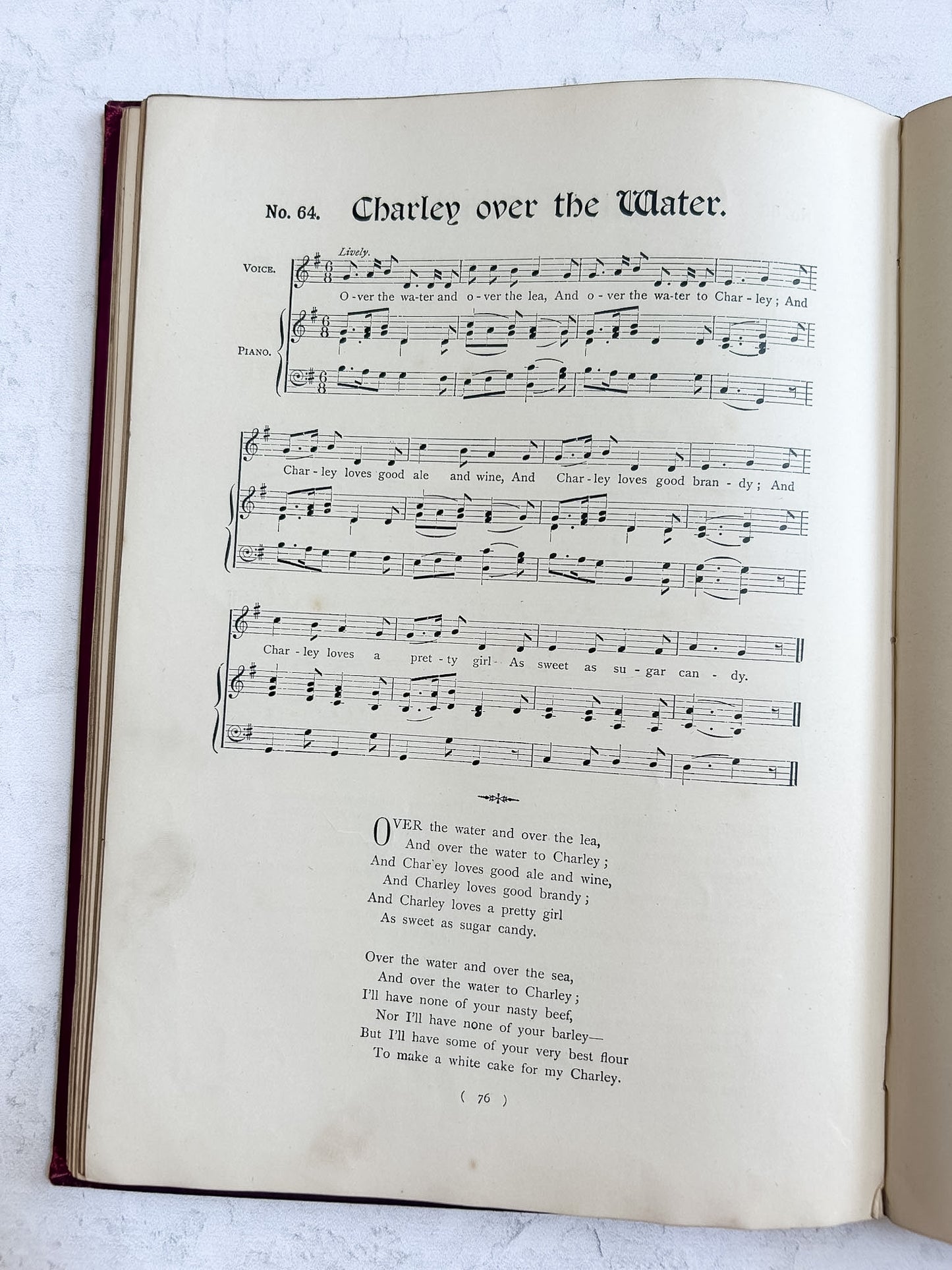 Antique 1901 Dulce Domum Rhymes and Songs for Children Folio
