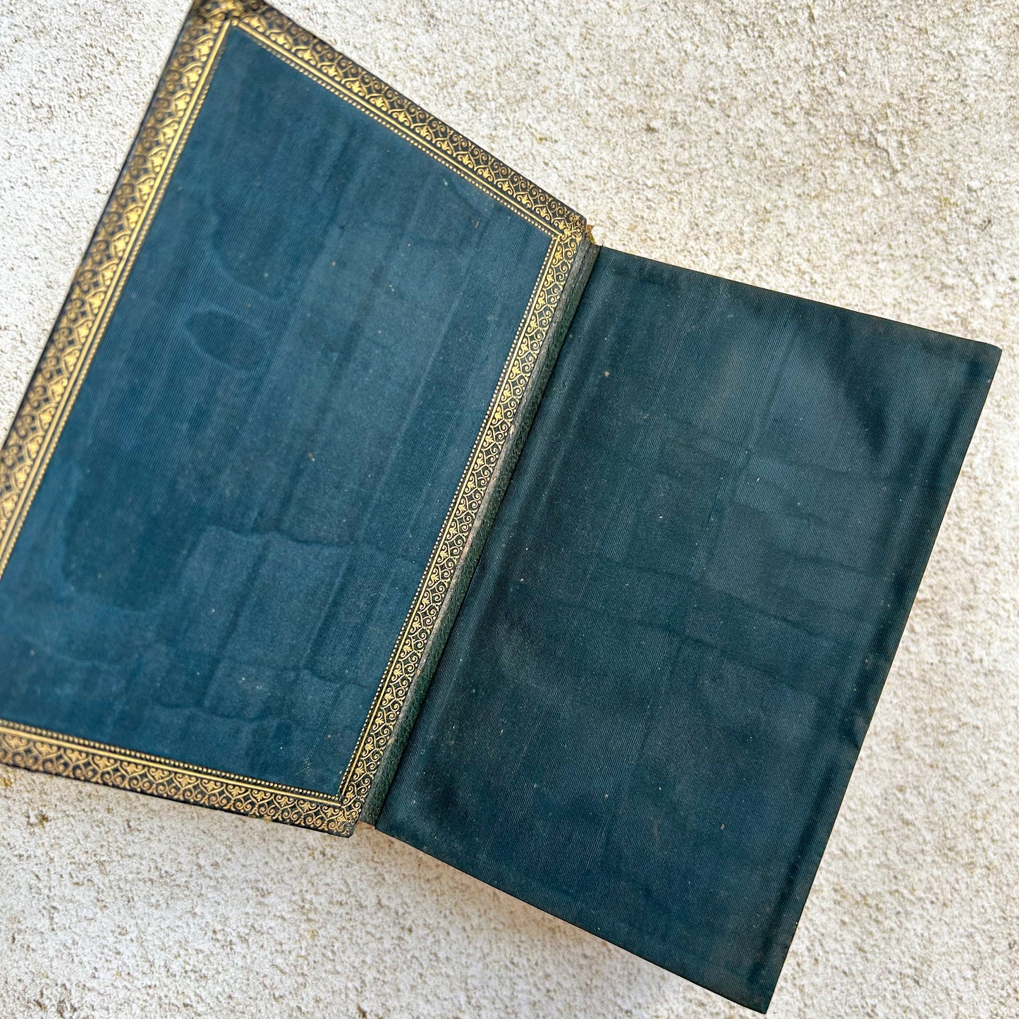 Antique French First Communion Leather Bound Book