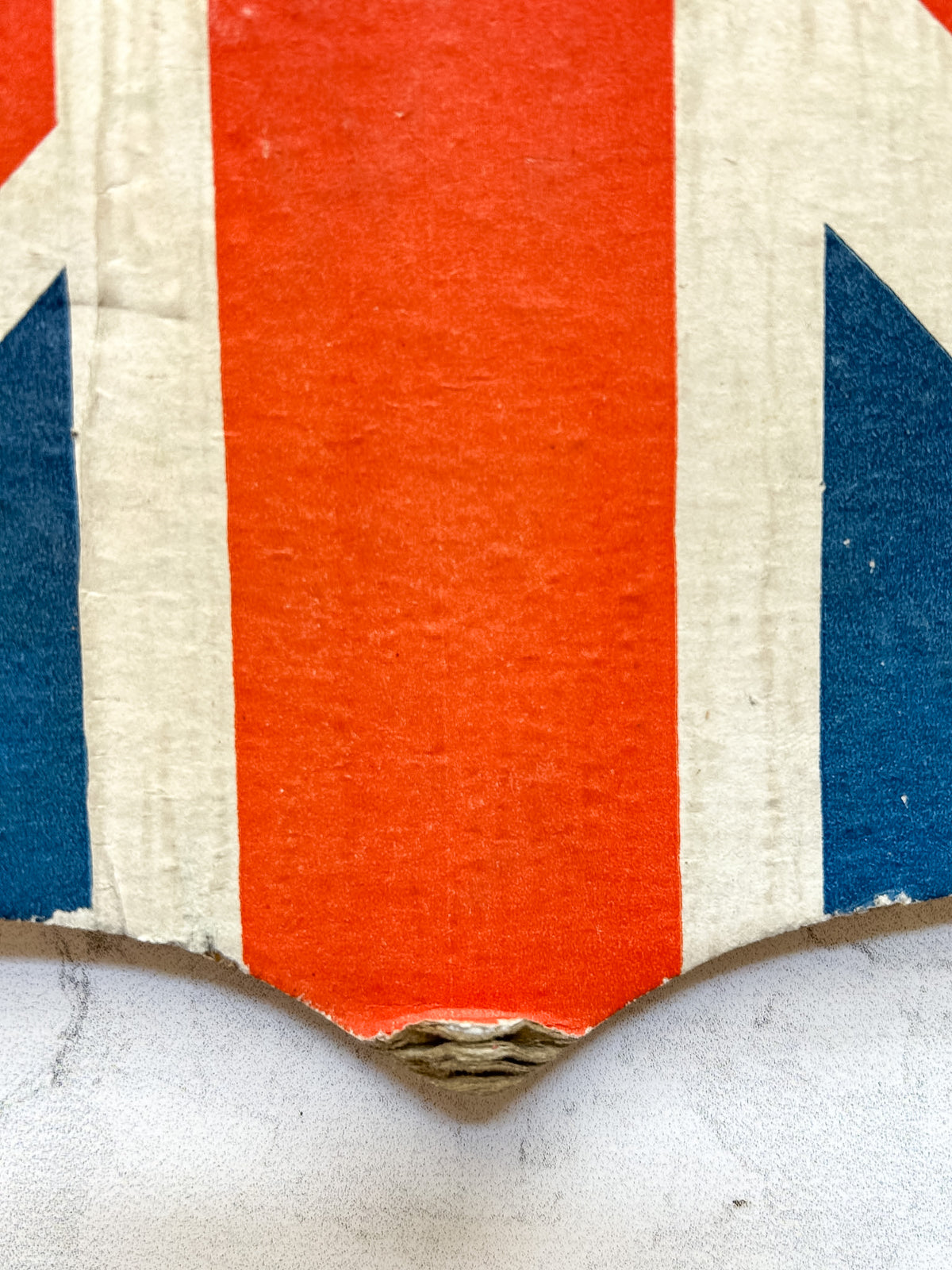 Vintage British Union Jack Flag Holder
