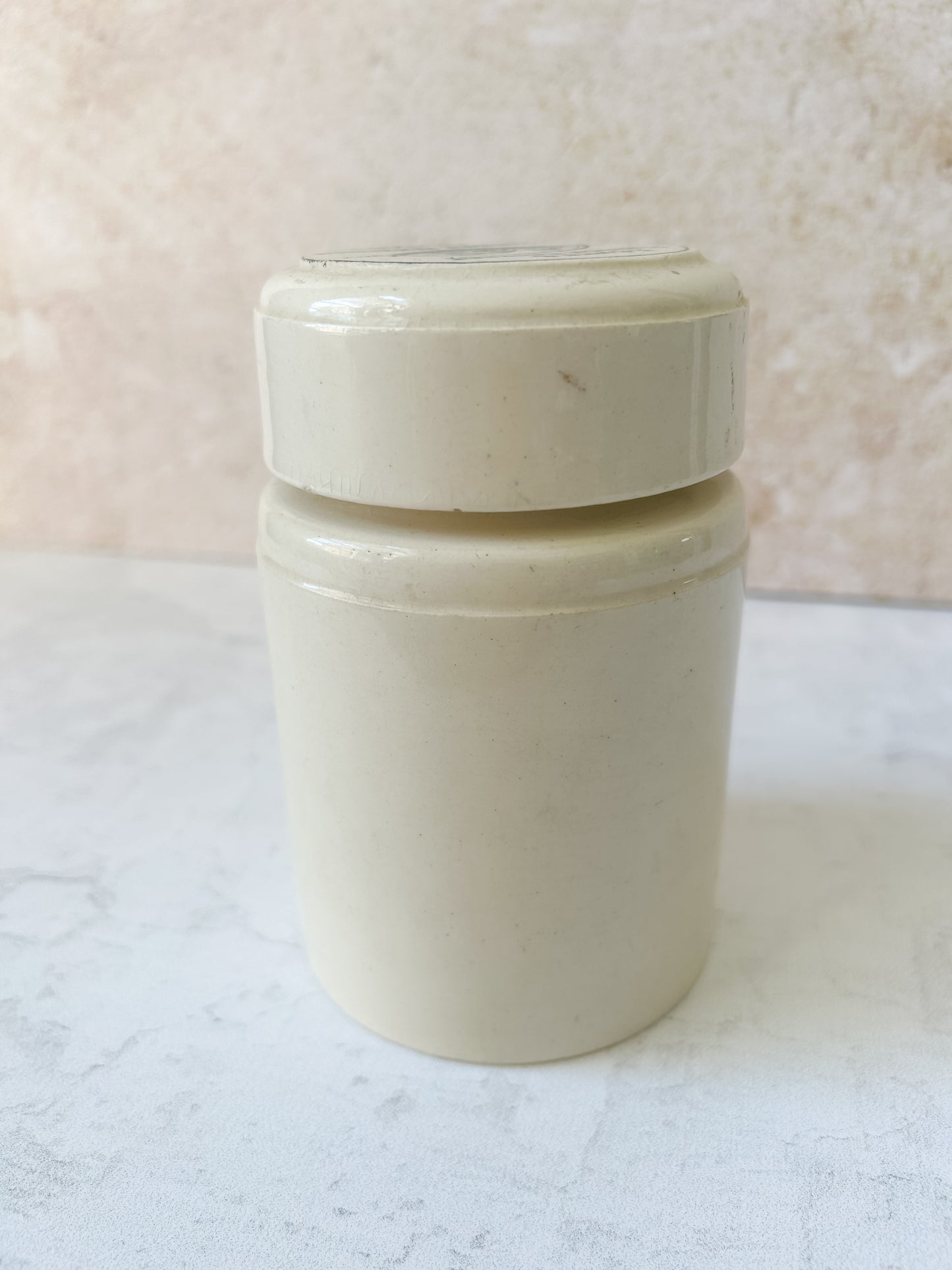 Antique Belgian “Echtes Fleisch Extract” Advertising Jar c1890
