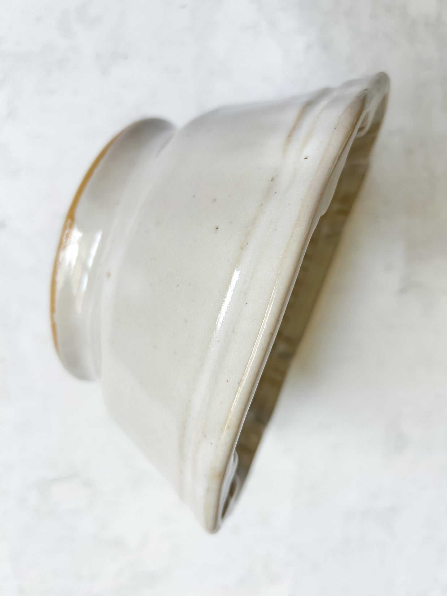 Antique English Ironstone Grape Pudding Mold