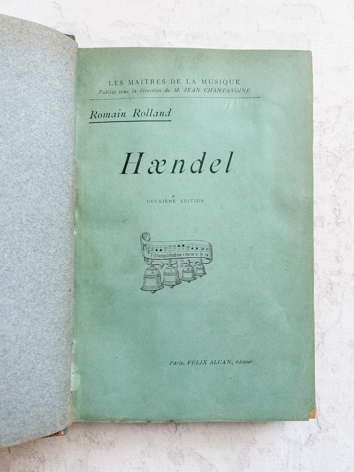 Antique French 1910 “Handel” Music Biography by Romain Rolland