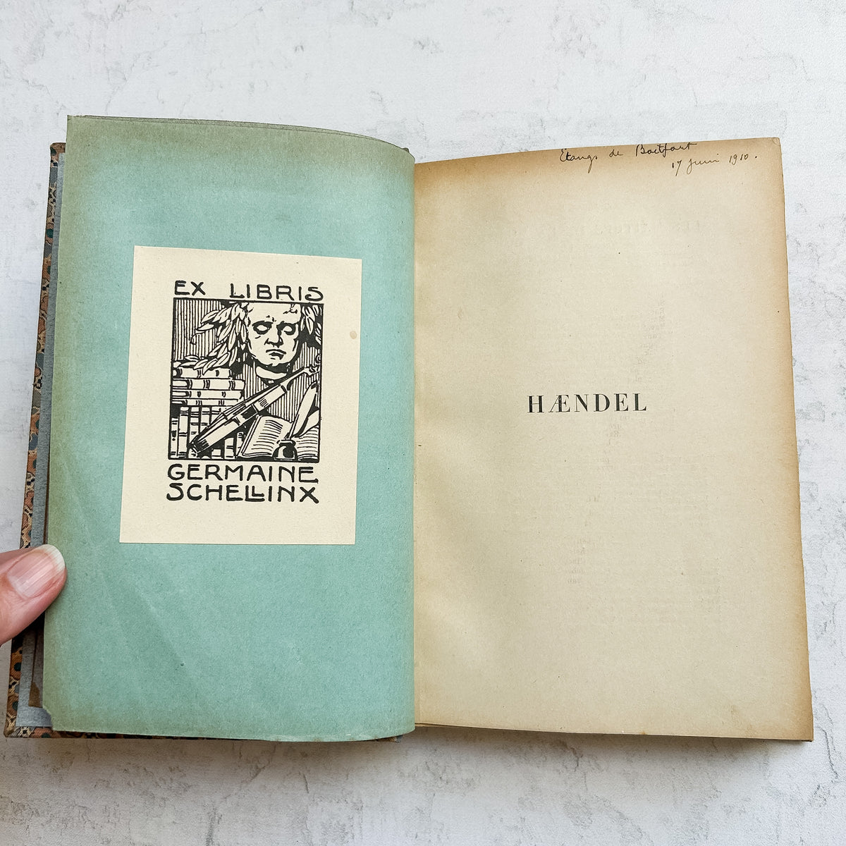Antique French 1910 “Handel” Music Biography by Romain Rolland