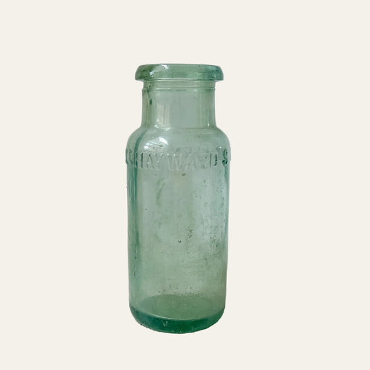 old blue bottle