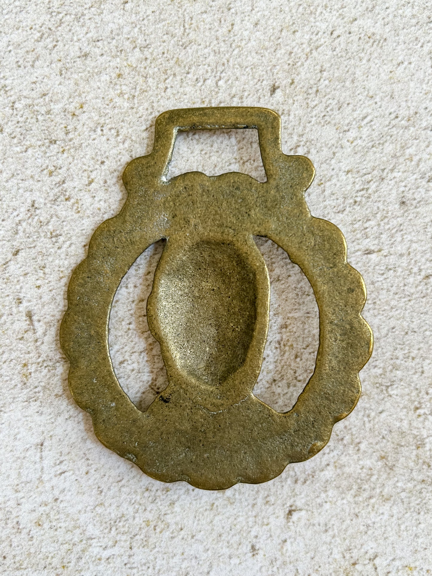 George V Horse Brass Medallion