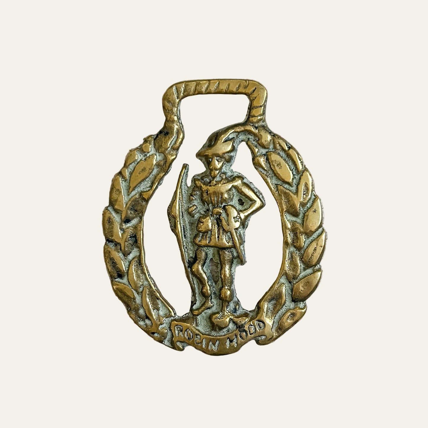 Robin Hood Horse Brass Medallion