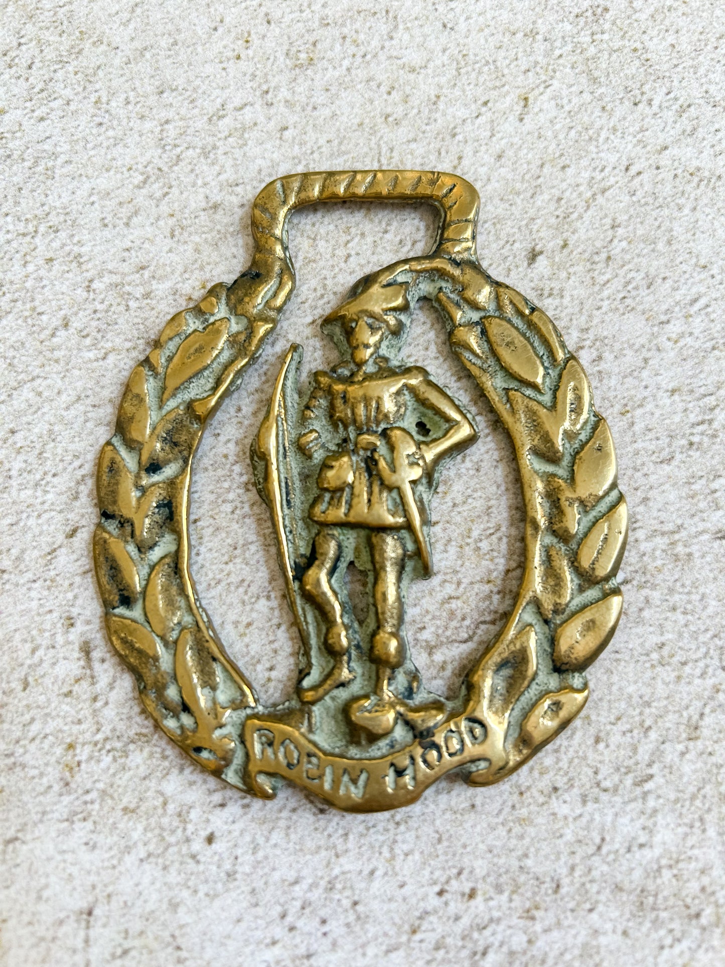 Robin Hood Horse Brass Medallion
