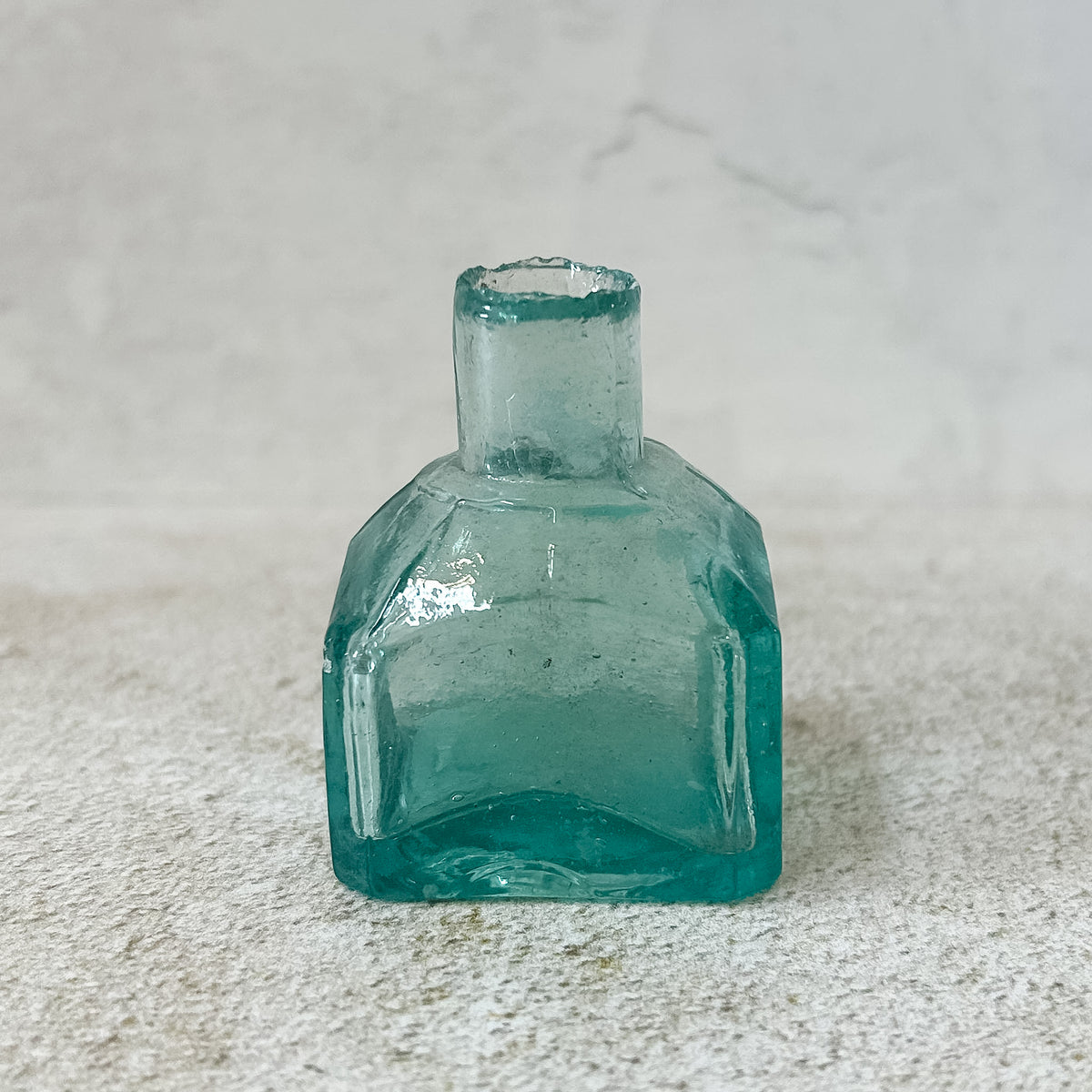 Victorian English Teal Glass Inkwells CHOICE
