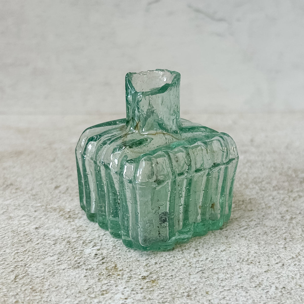 Victorian English Teal Glass Inkwells CHOICE
