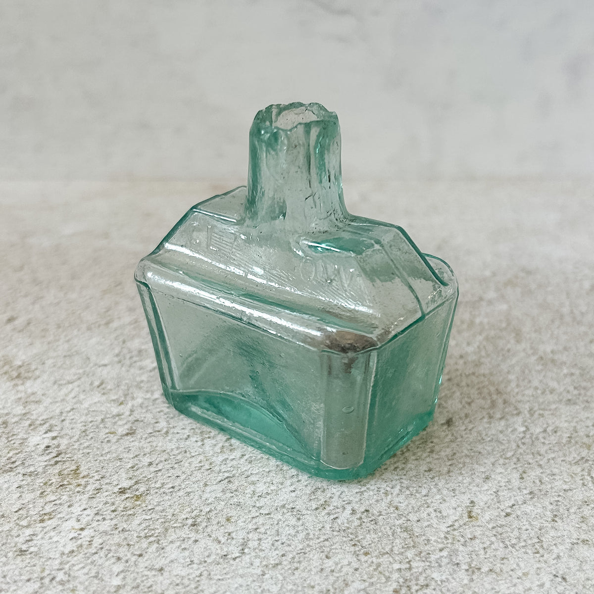 Victorian English Teal Glass Inkwells CHOICE