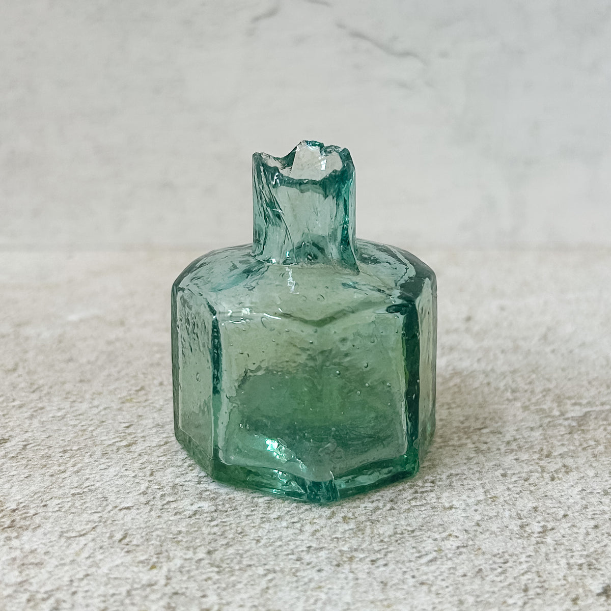 Victorian English Teal Glass Inkwells CHOICE