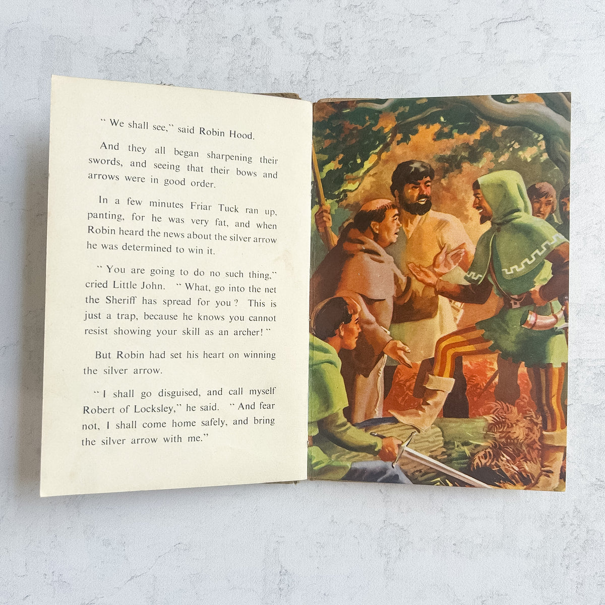 Vintage 1954 Ladybird “The Silver Arrow” Robin Hood Book