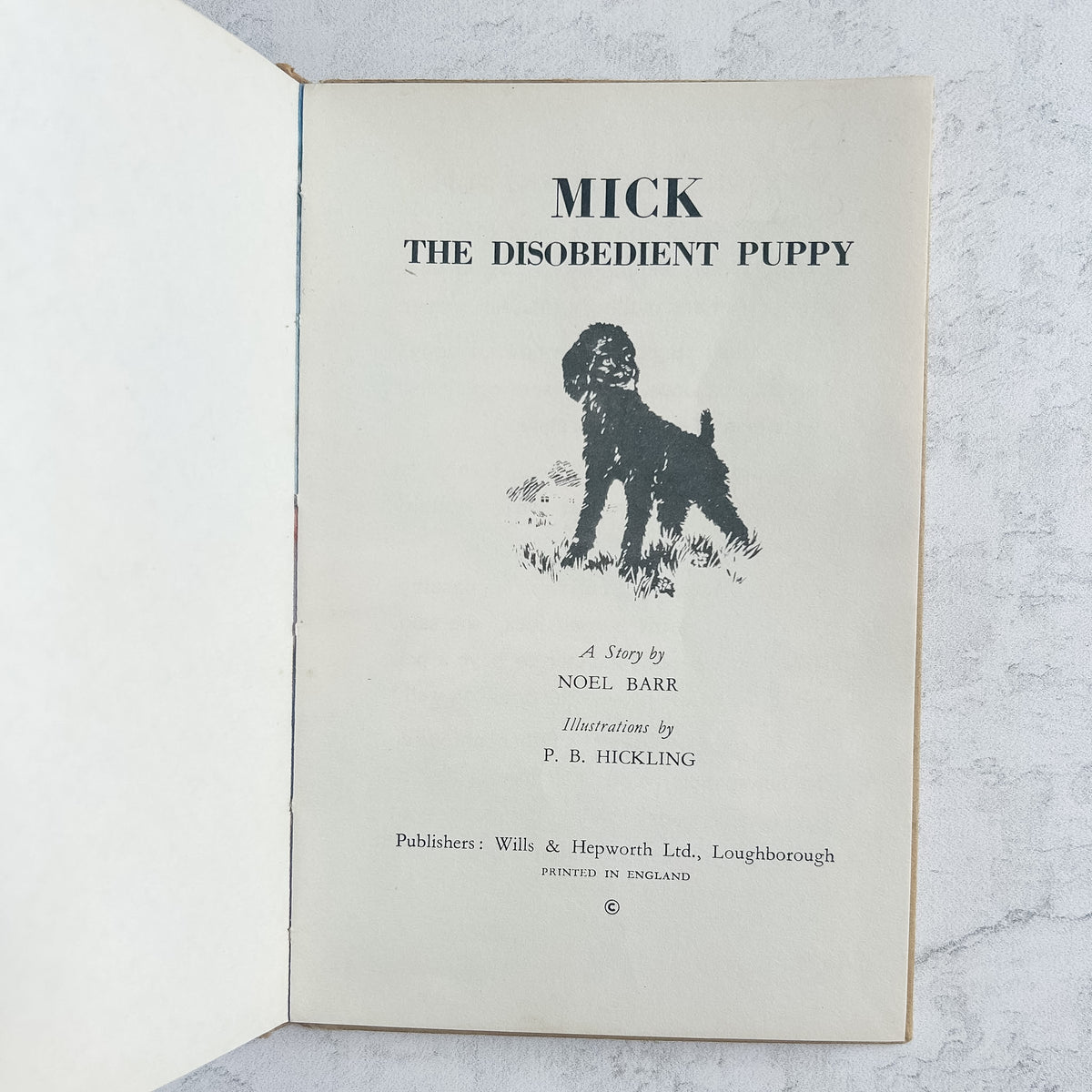 Vintage 1952 Ladybird “Mick the Disobedient Puppy” Book