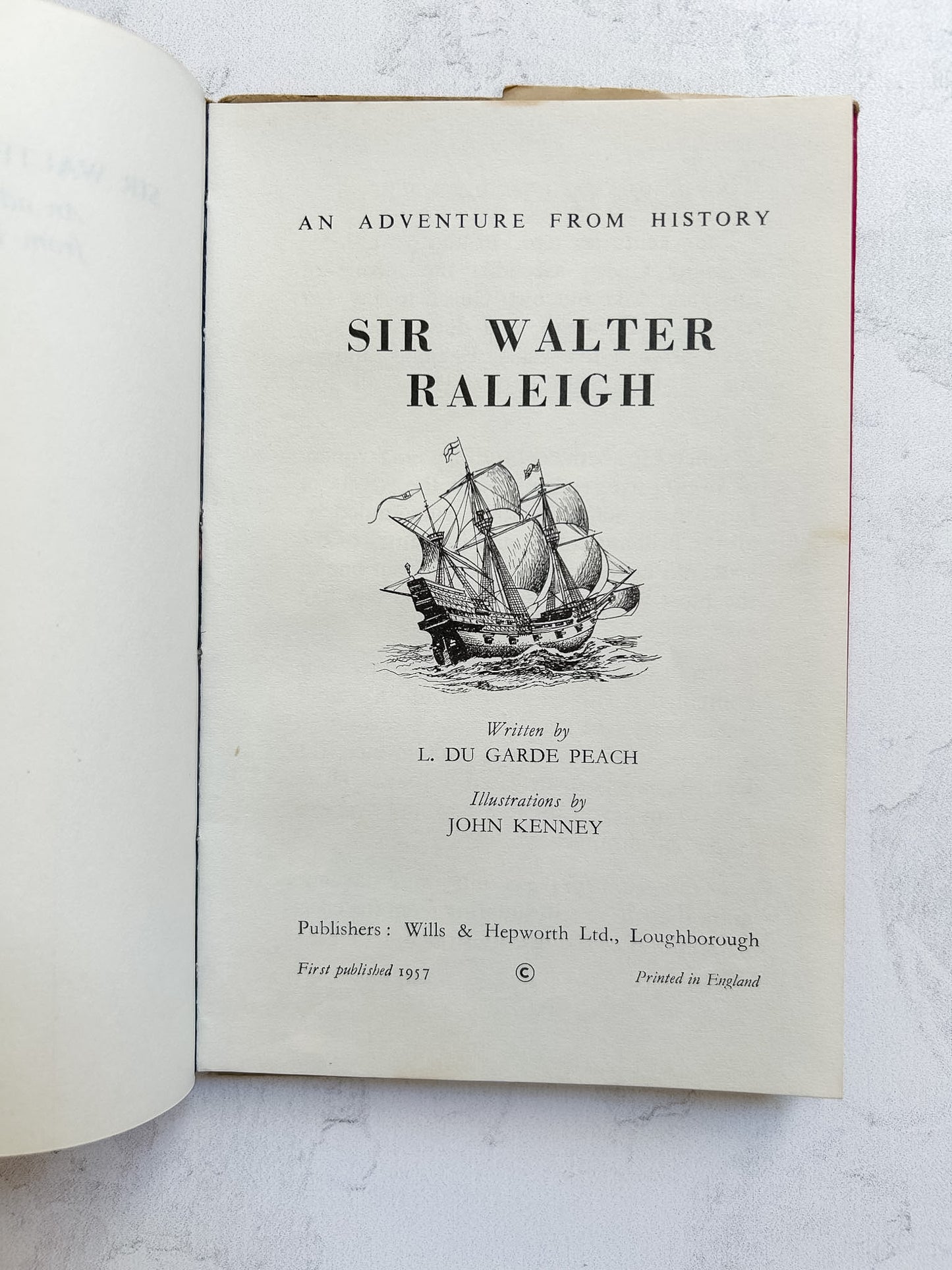 Vintage Ladybird Book "Sir Walter Raleigh"