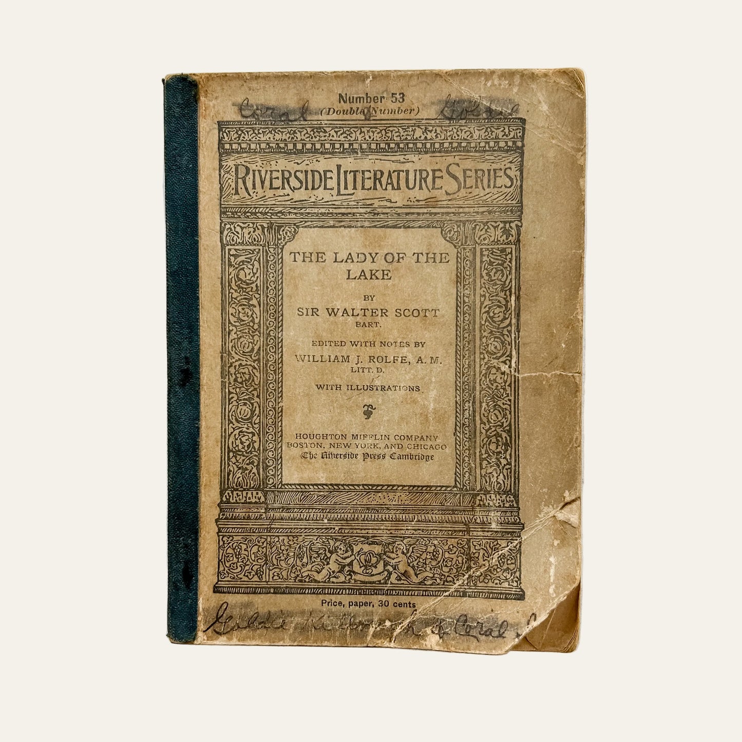 1908 "The Lady of the Lake" Riverside Literature Series
