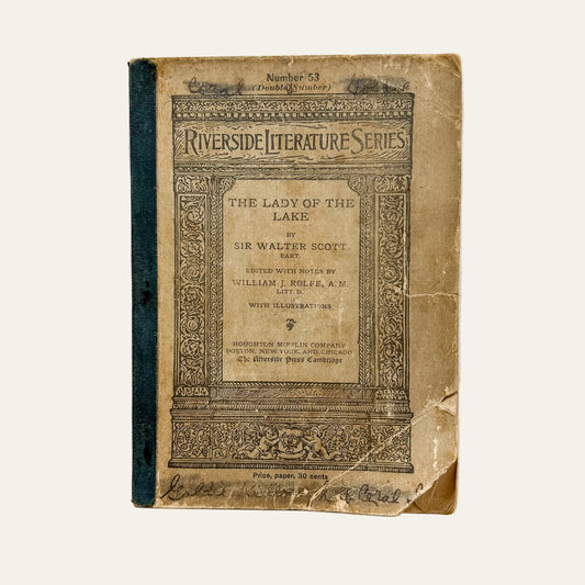 1908 "The Lady of the Lake" Riverside Literature Series