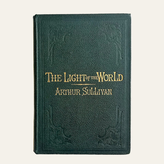 Antique Arthur Sullivan The Light of the World Music Folio | c.1873–1875
