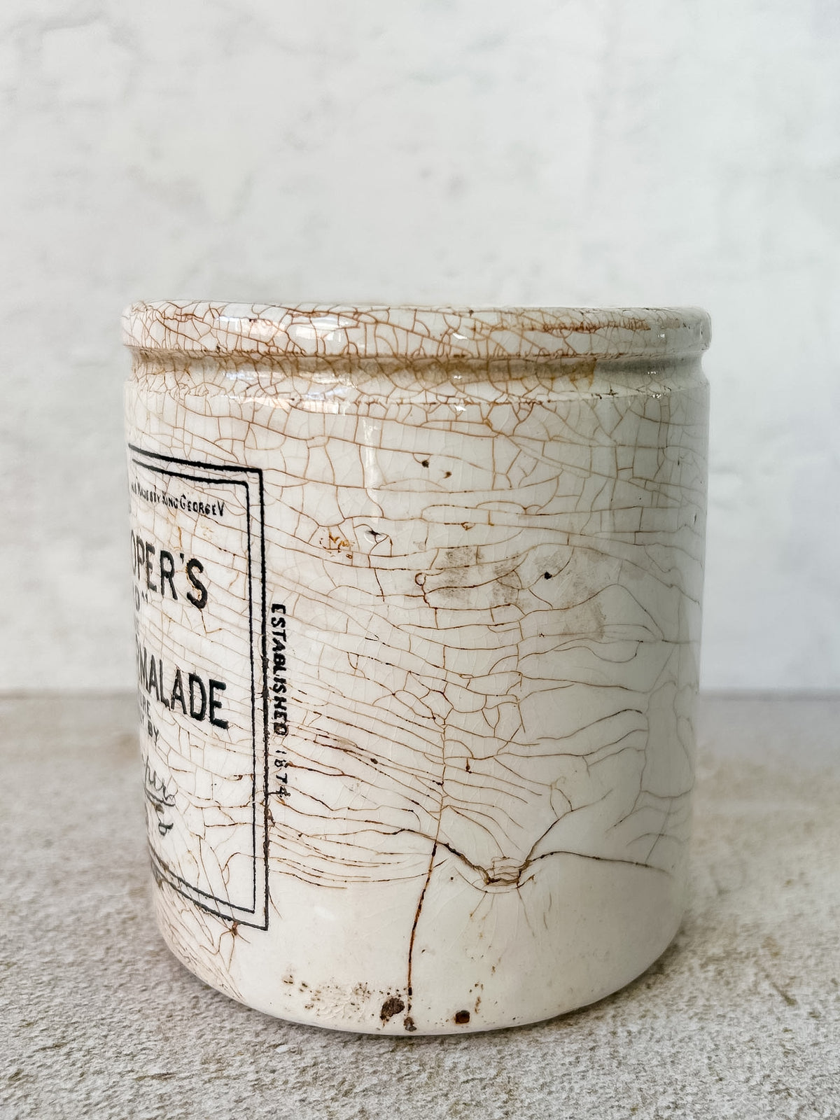 Antique Frank Cooper’s Oxford Marmalade Jar