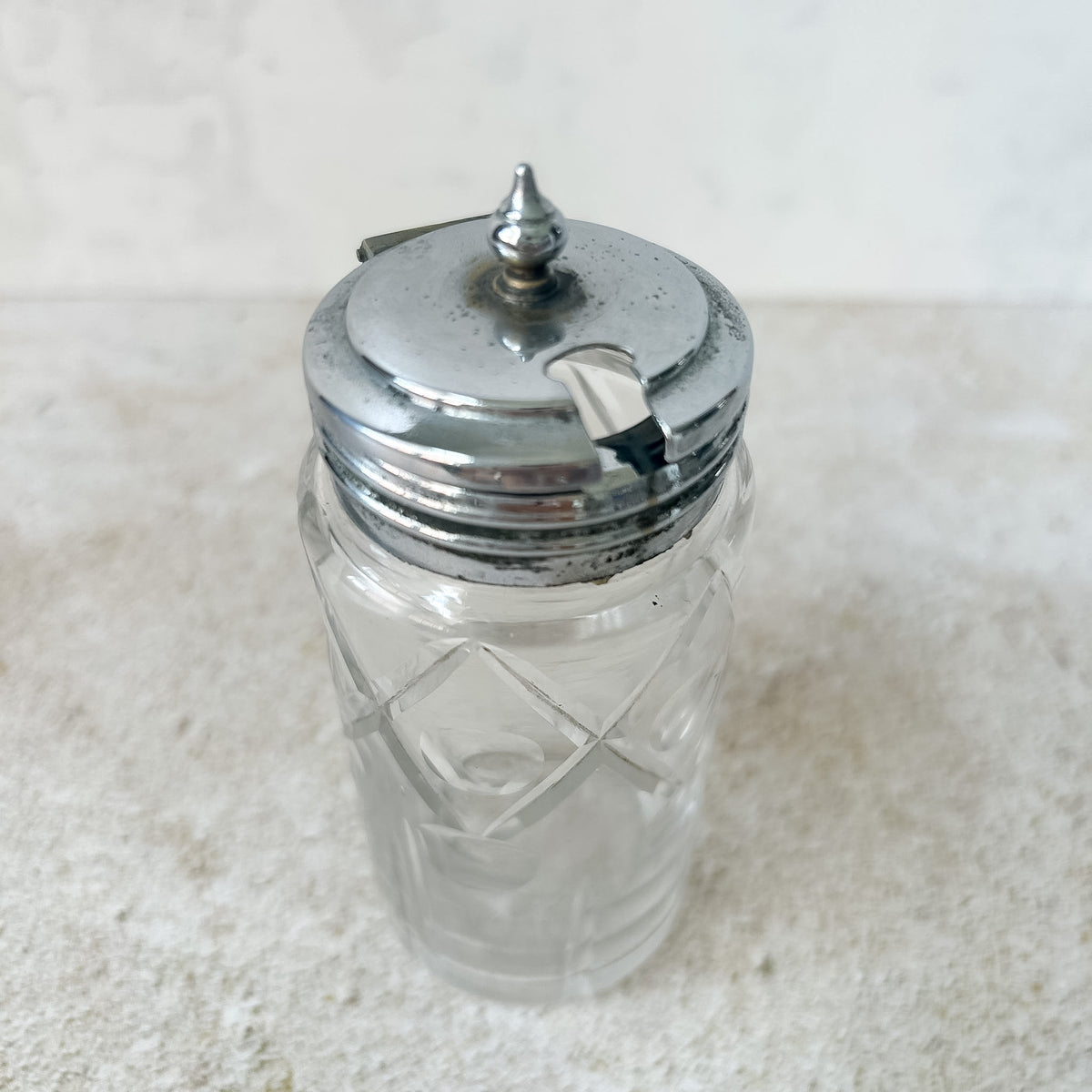 Vintage English Glass Condiment Pots CHOICE