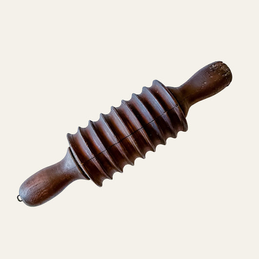 Antique Wooden Oat Crusher