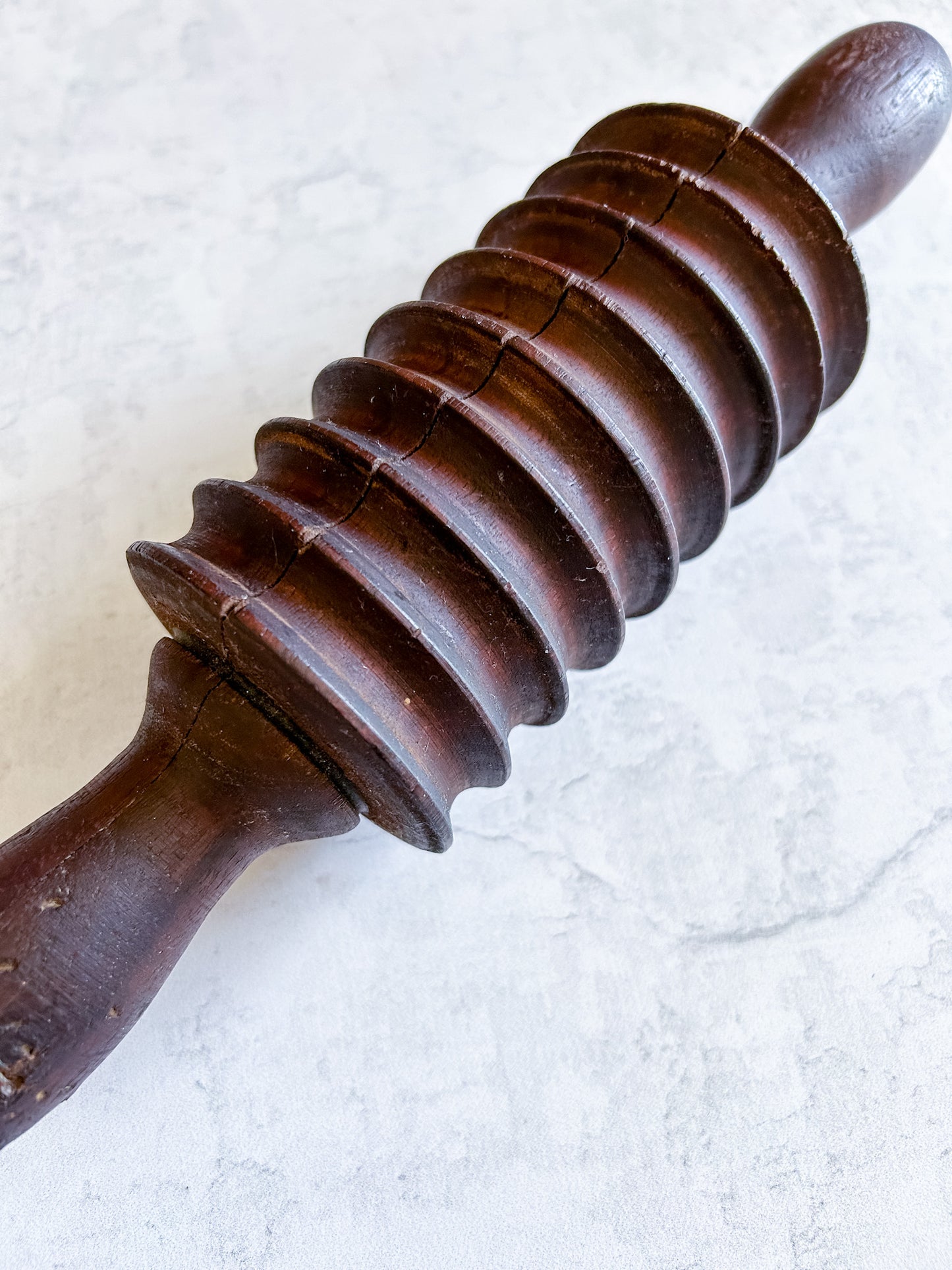 Antique Wooden Oat Crusher