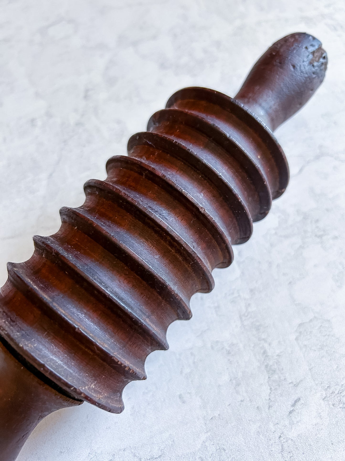 Antique Wooden Oat Crusher