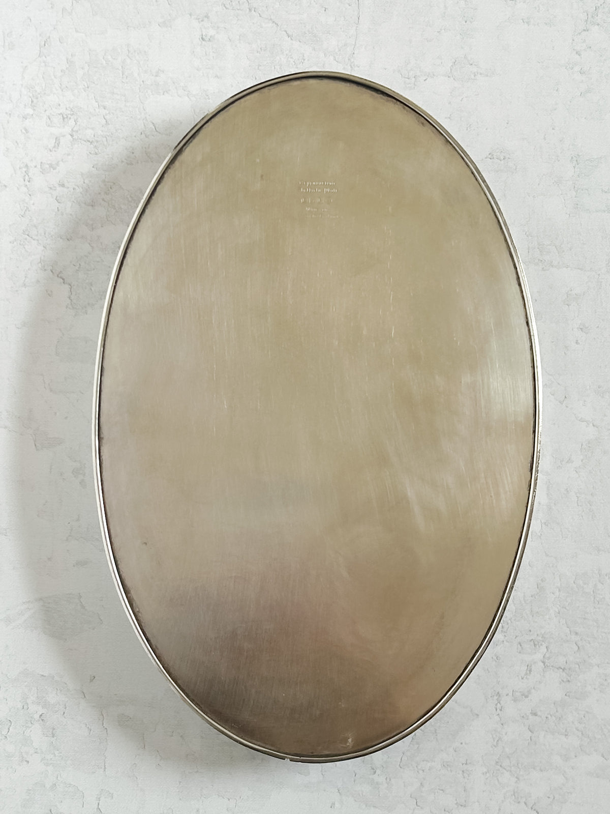 Vintage English Sheffield Silver Plate Oval Gallery Tray