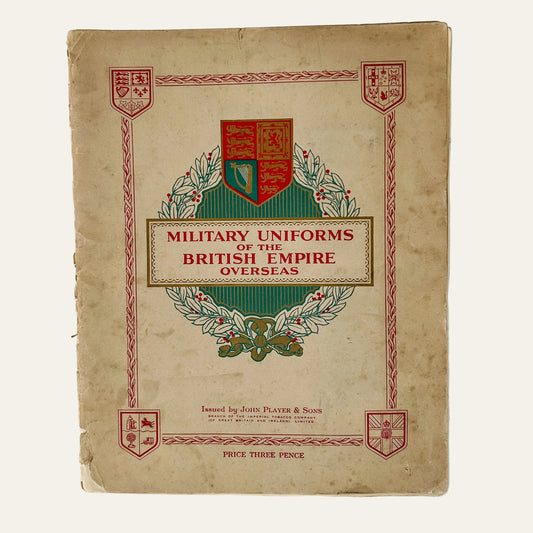 Vintage Player’s Cigarettes Military Uniforms of the British Empire Overseas Collector's Card Album