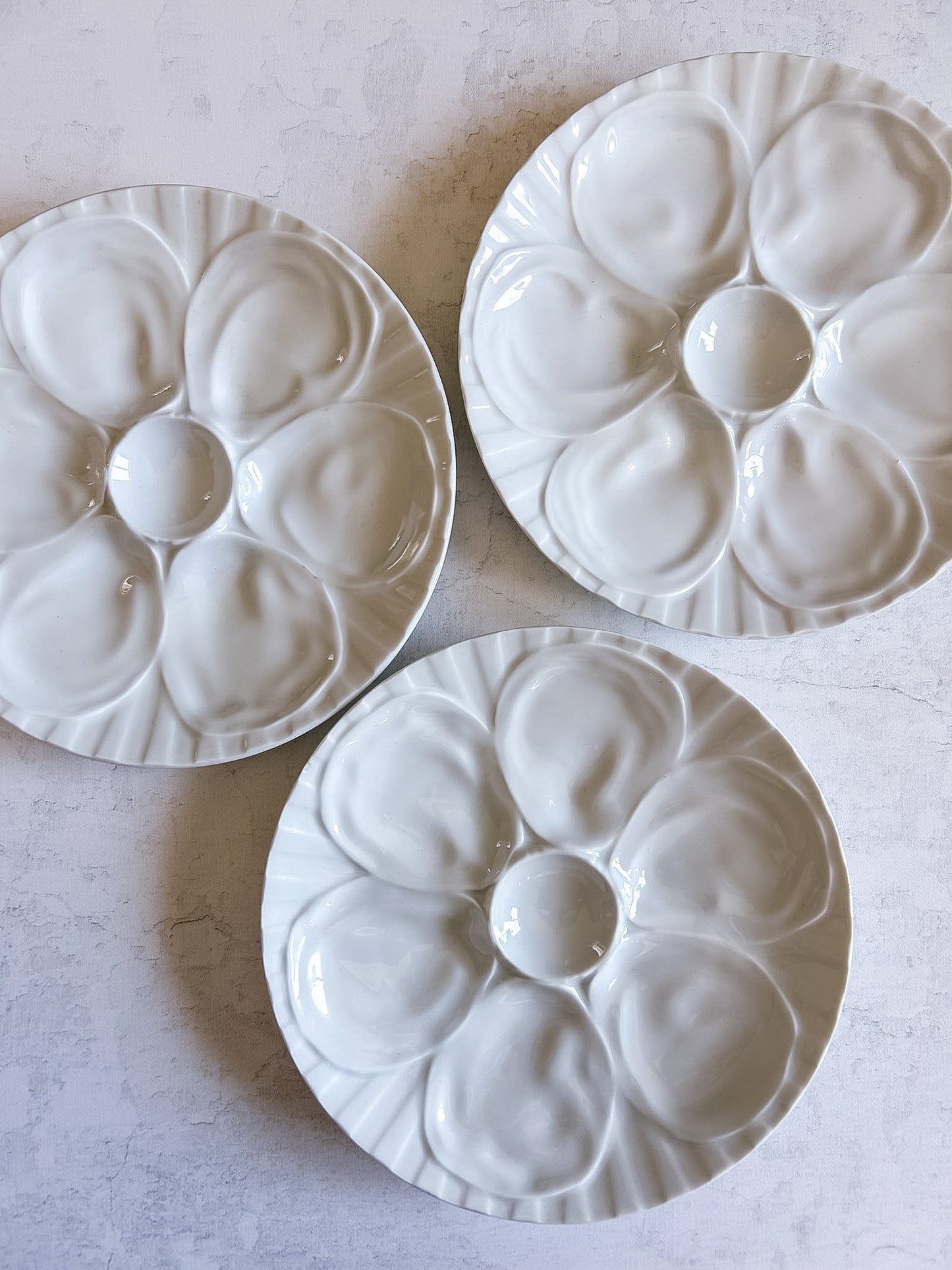 Vintage French Oyster Plate