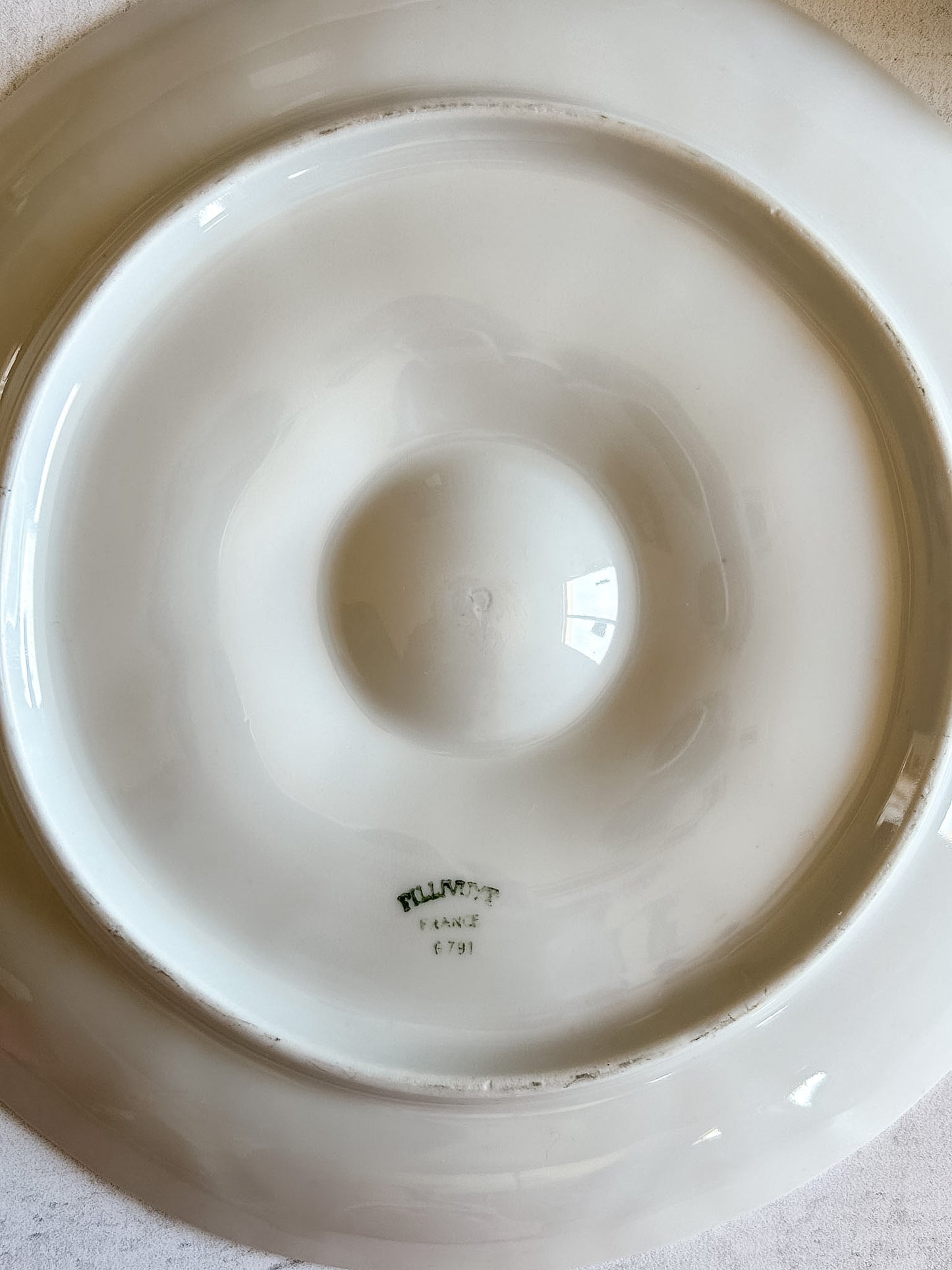 Vintage French Oyster Plate