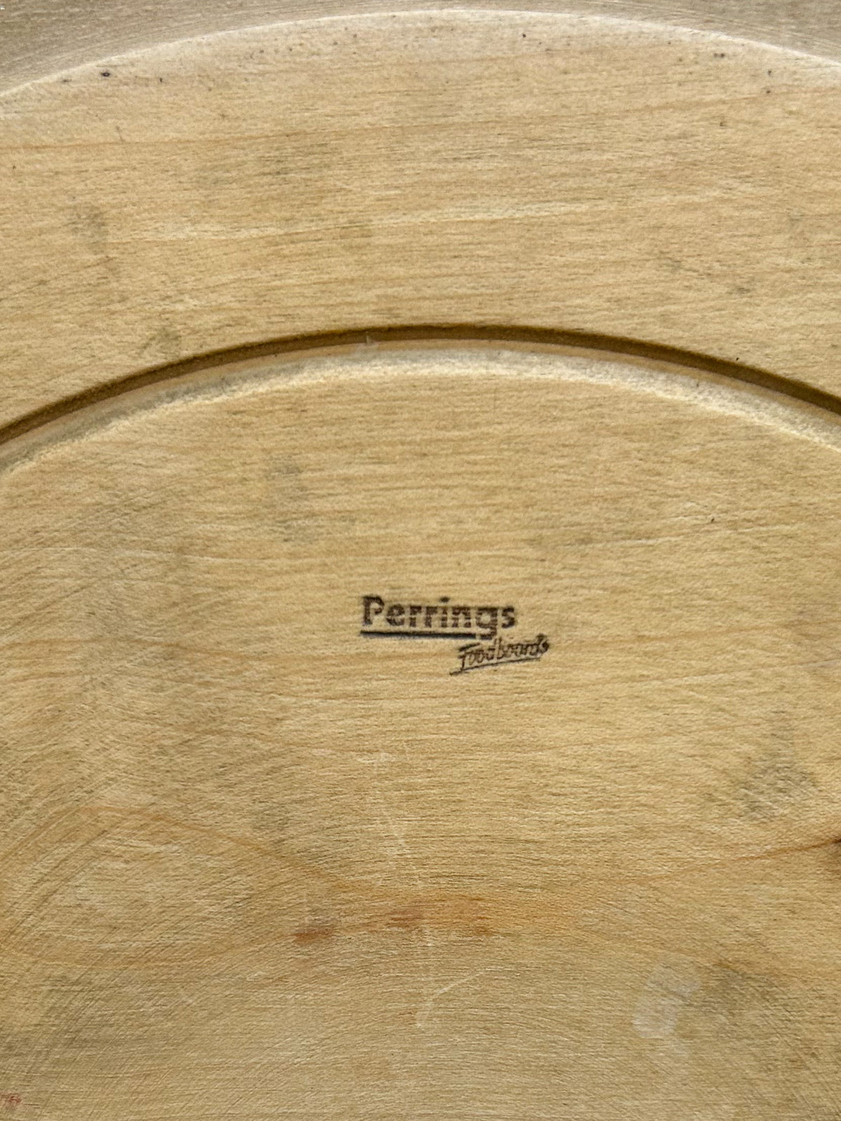 Vintage English Carved Bread Board
