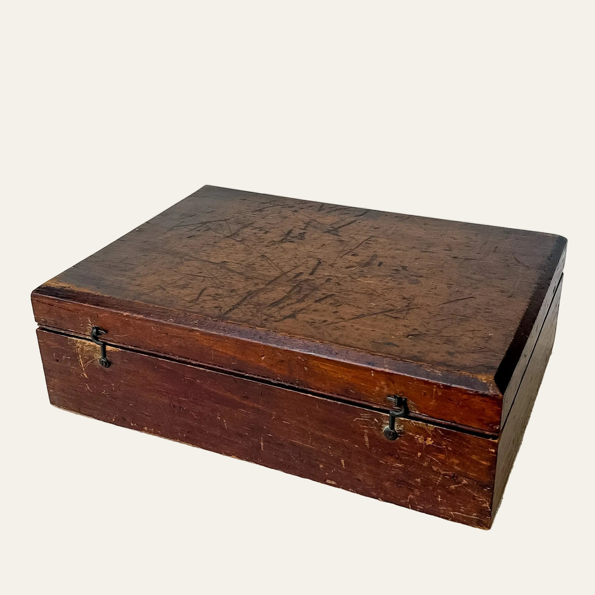 Vintage English Pine Storage Box