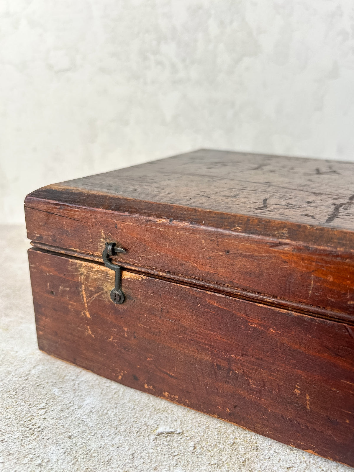 Vintage English Pine Storage Box