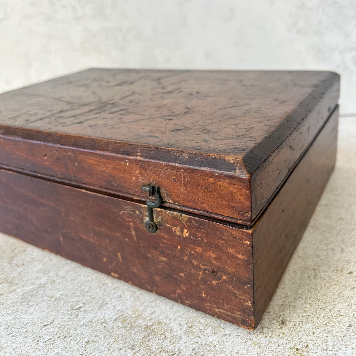 Vintage English Pine Storage Box