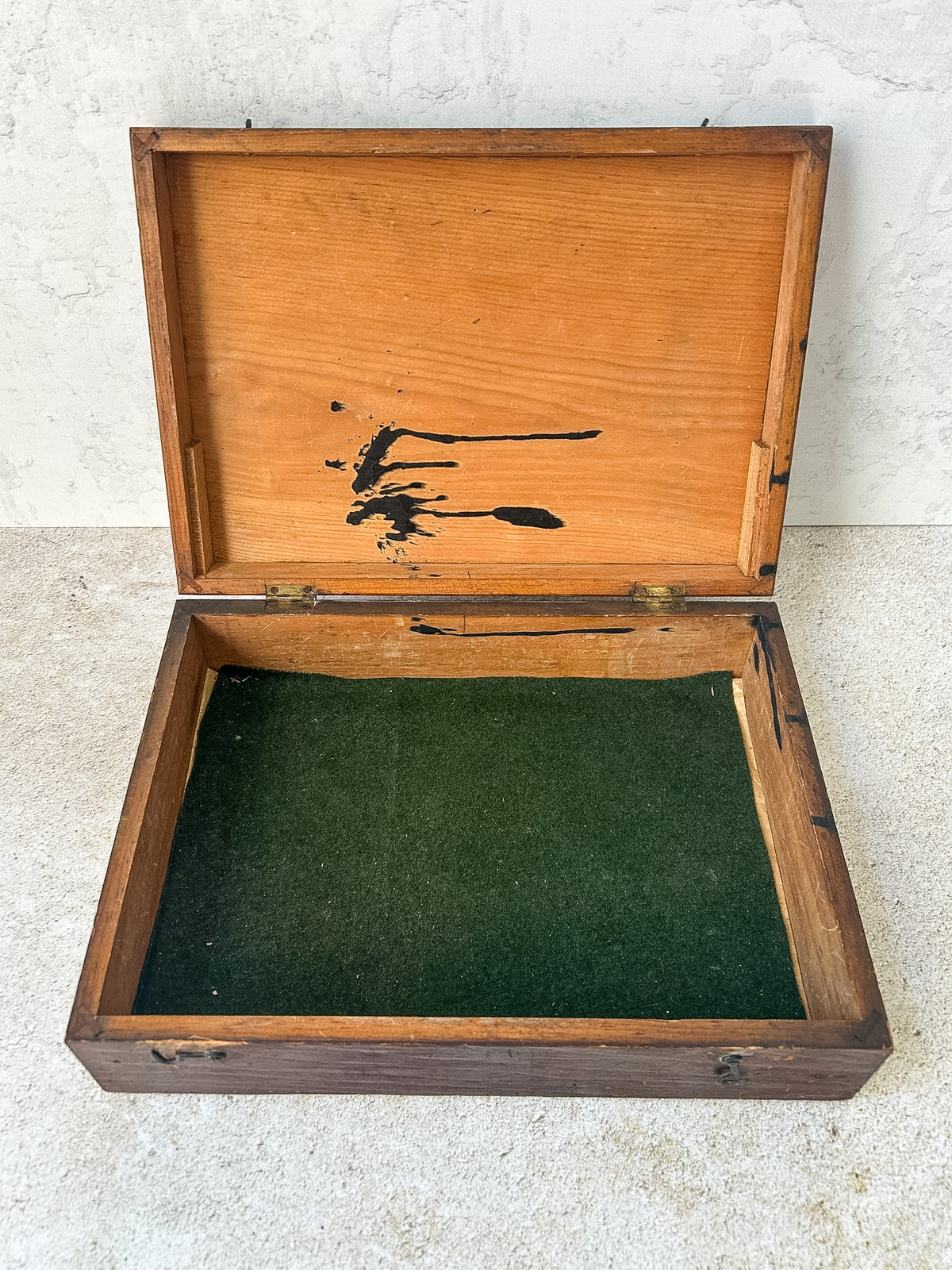 Vintage English Pine Storage Box