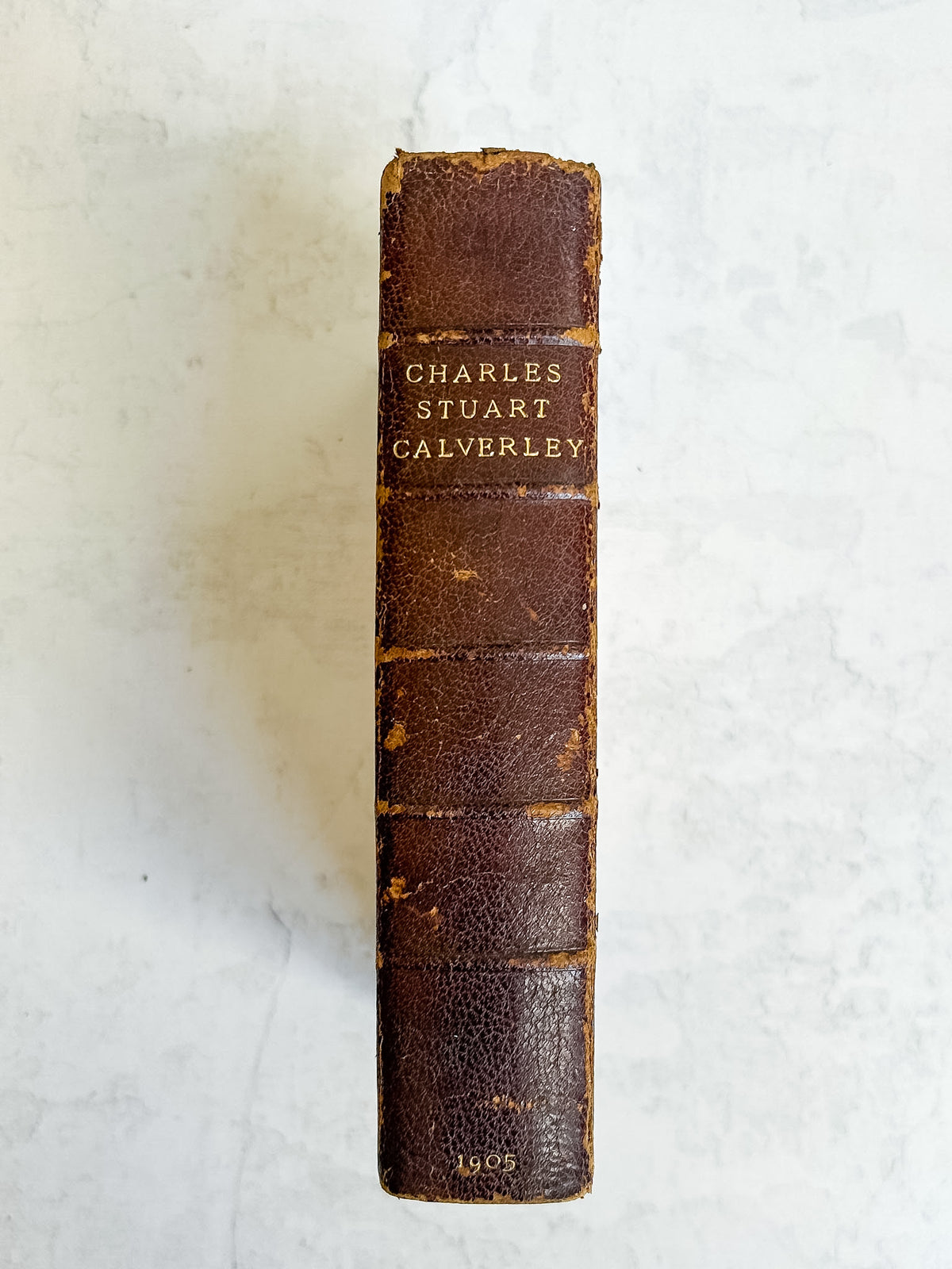 Antique 1905 Leys School Cambridge Prize Book - Charles Stuart Calverley