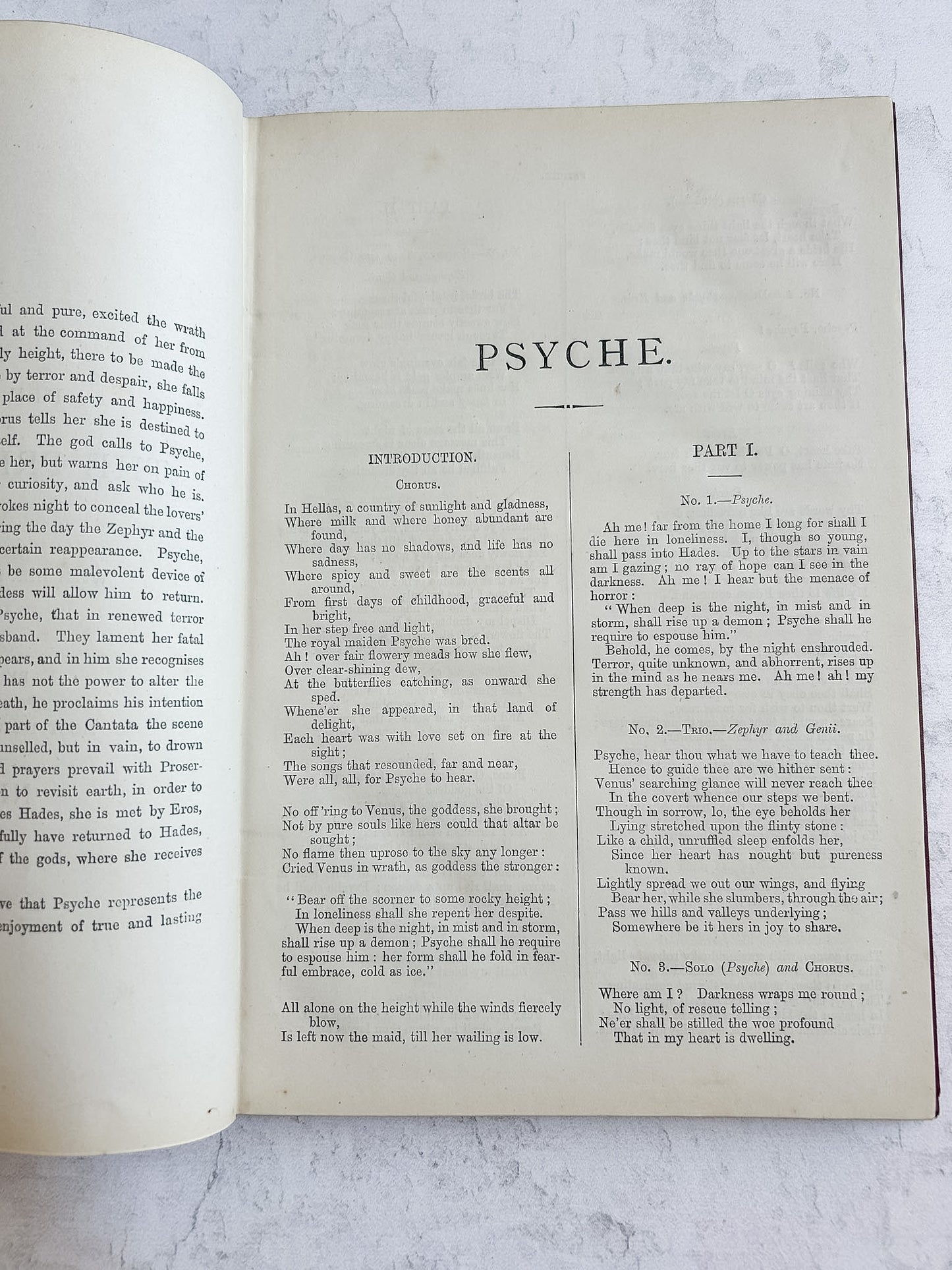 Antique Victorian Psyche Music Folio by Niels W. Gade | c.1885–1895