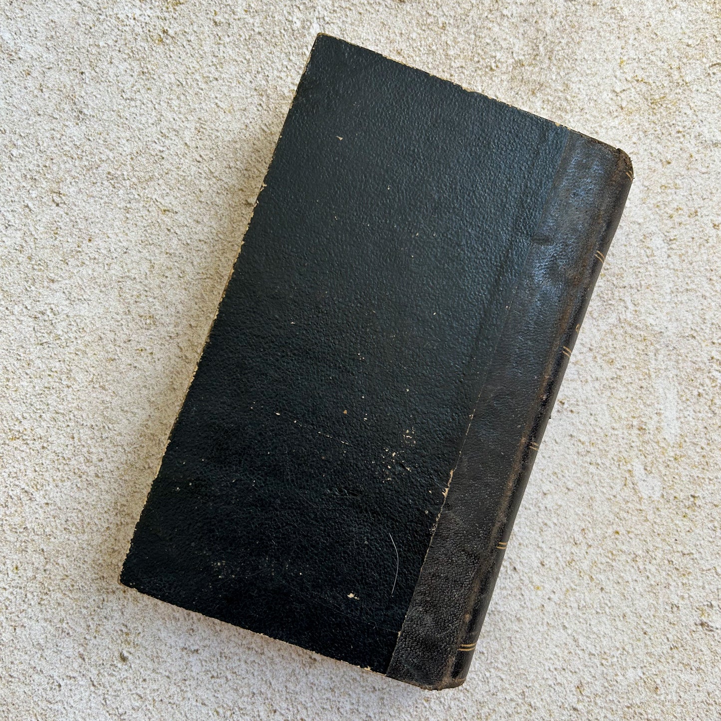 1800s French Antique "Recueil de Cantiques" Prayer Book with Ephemera