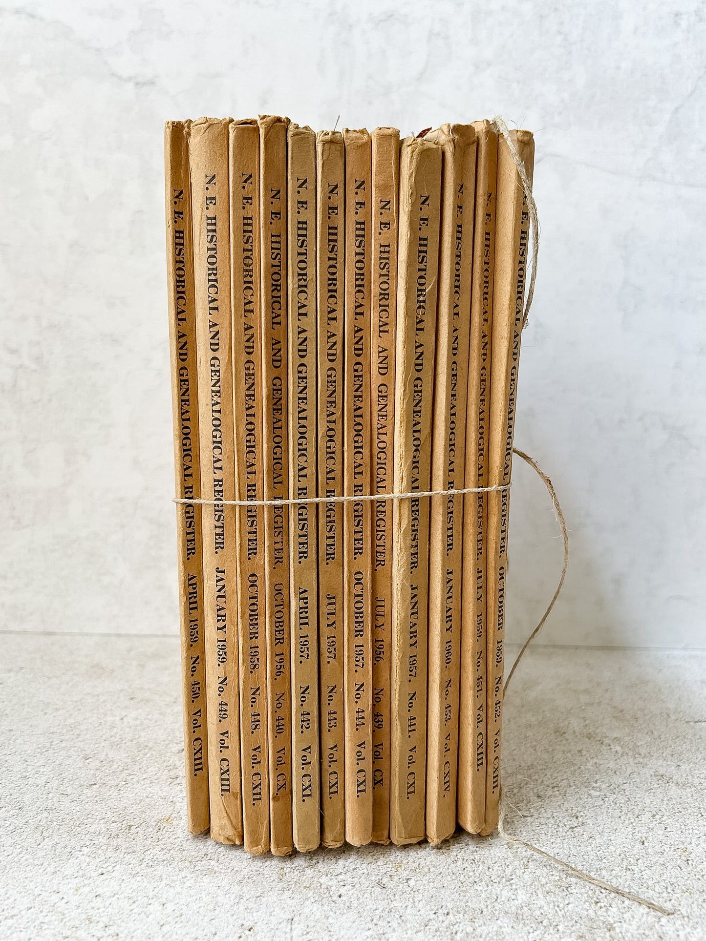 Vintage New England Historical & Genealogical Register Collection