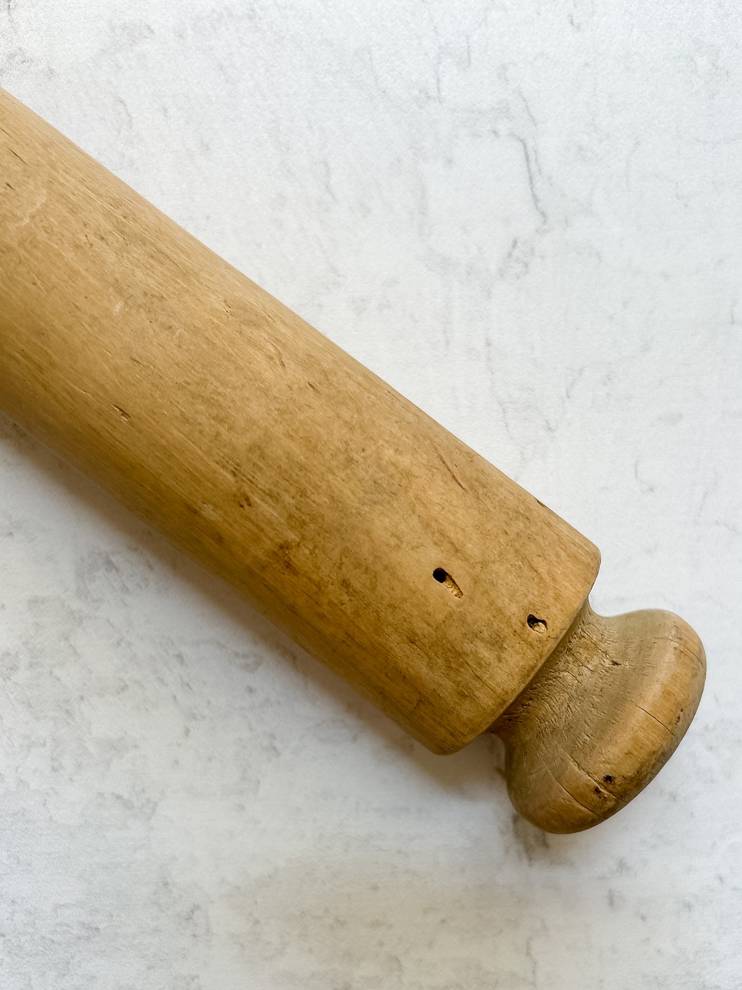 Antique English Beech Rolling Pin
