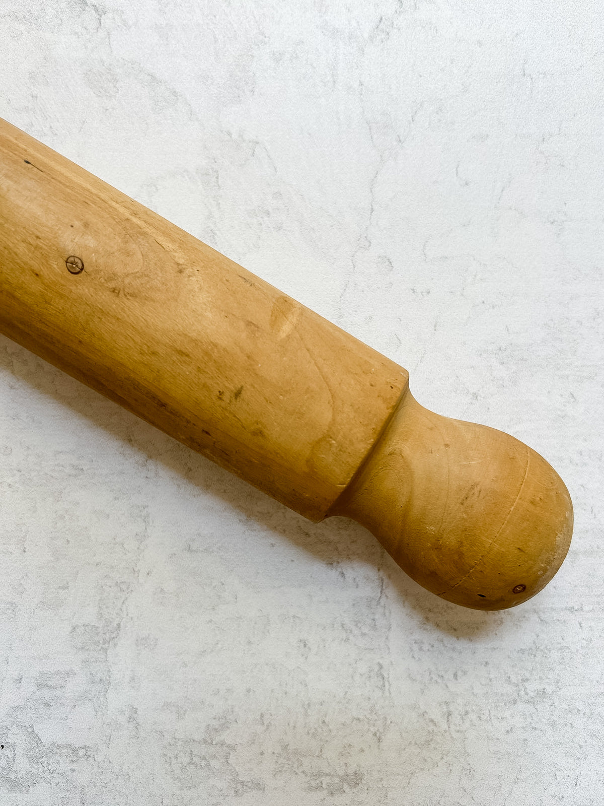 Antique English Beech Rolling Pin