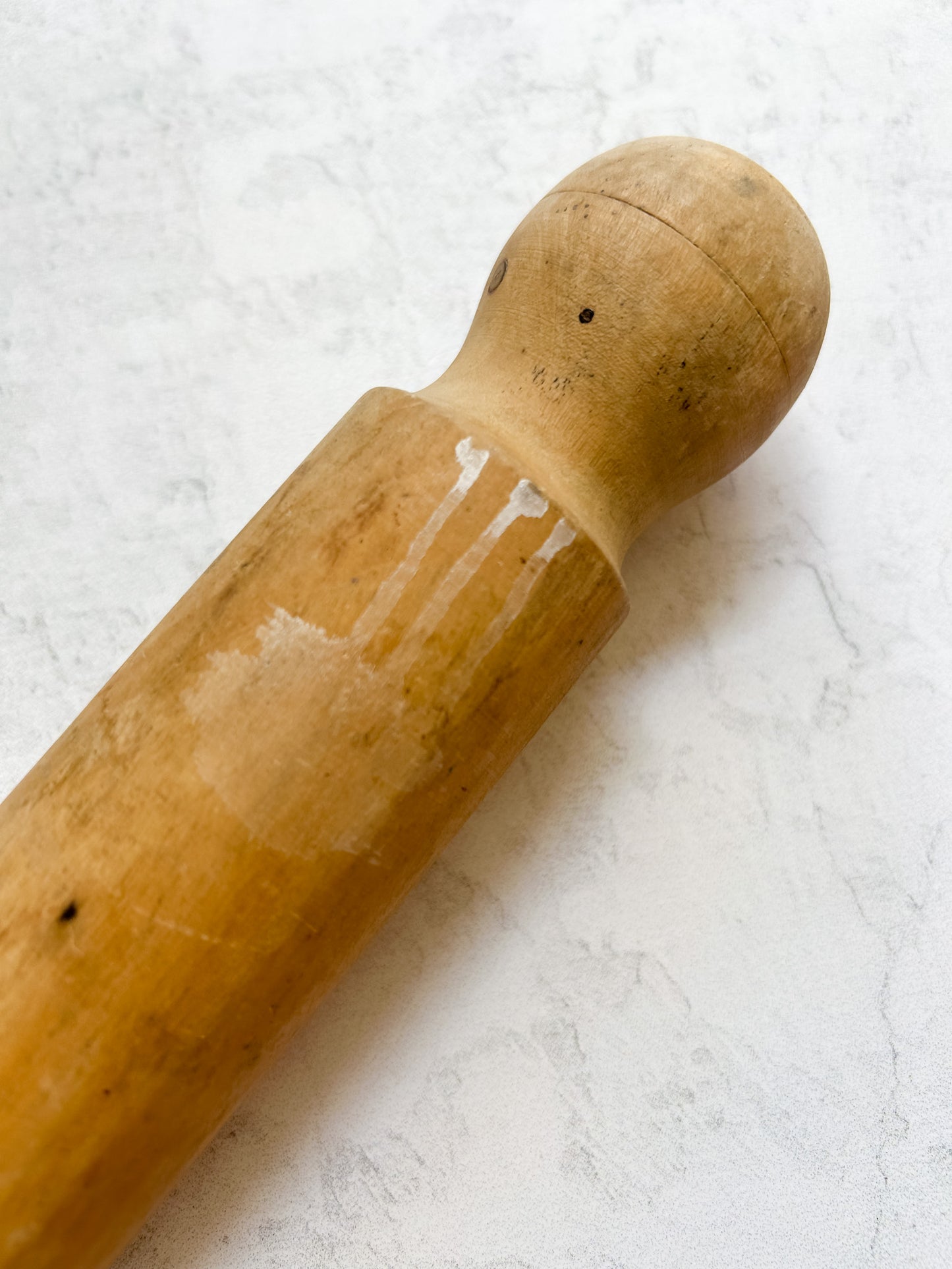 Antique English Beech Rolling Pin