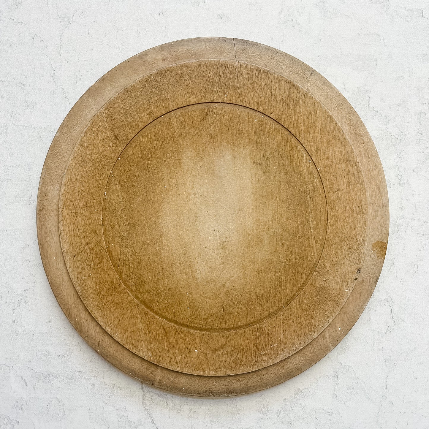 Antique Carved Wheat Bread Board