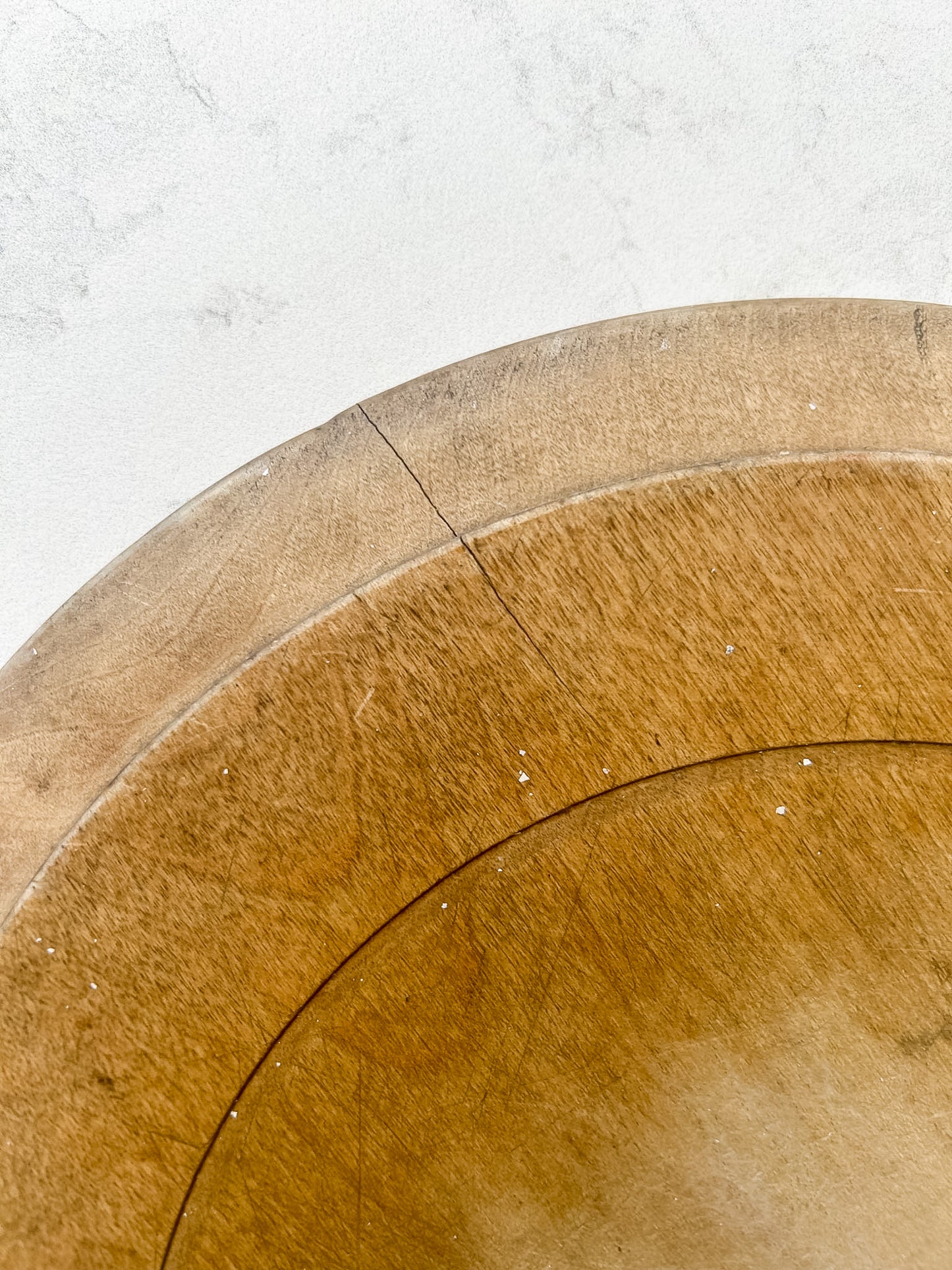Antique Carved Wheat Bread Board