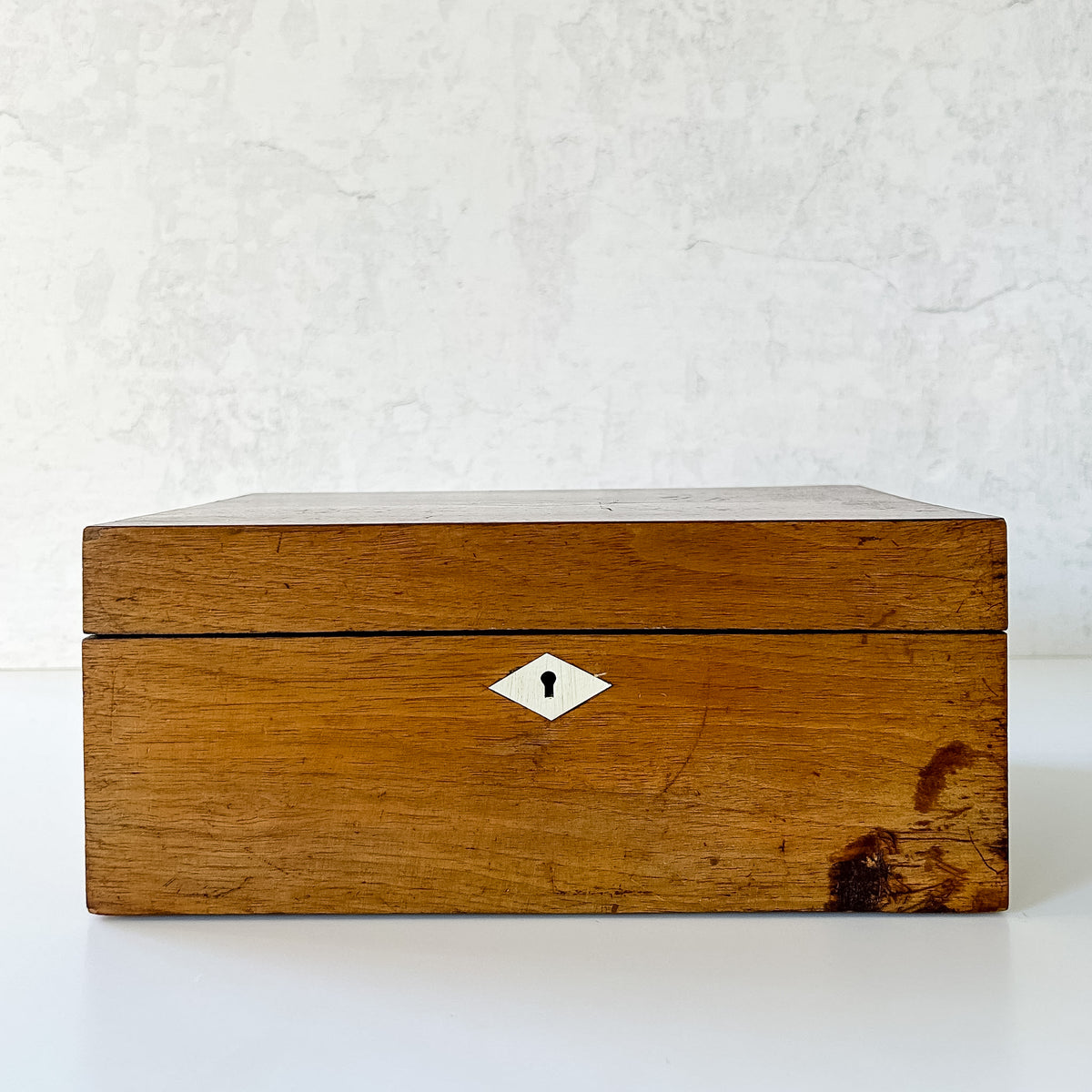 Antique English Regency Inlaid Sewing Box