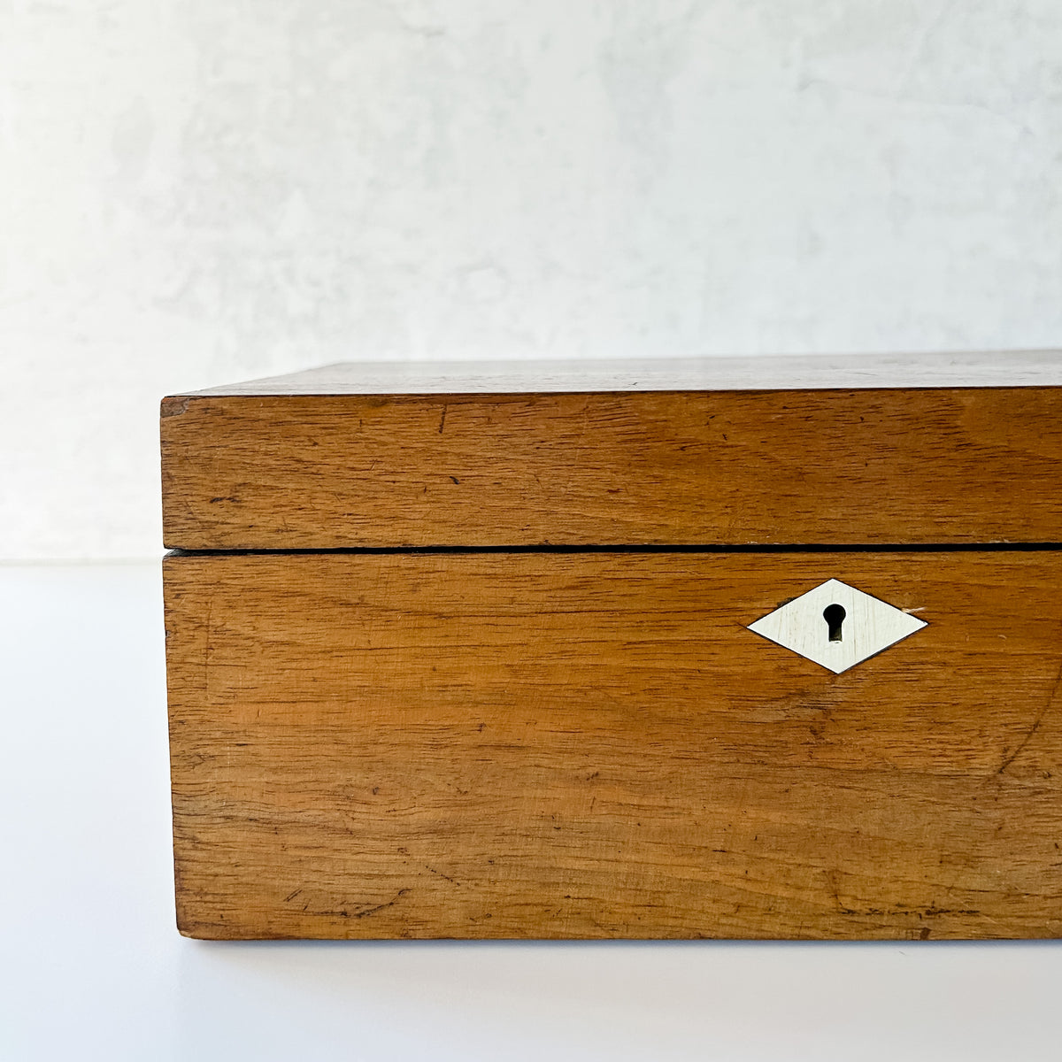Antique English Regency Inlaid Sewing Box