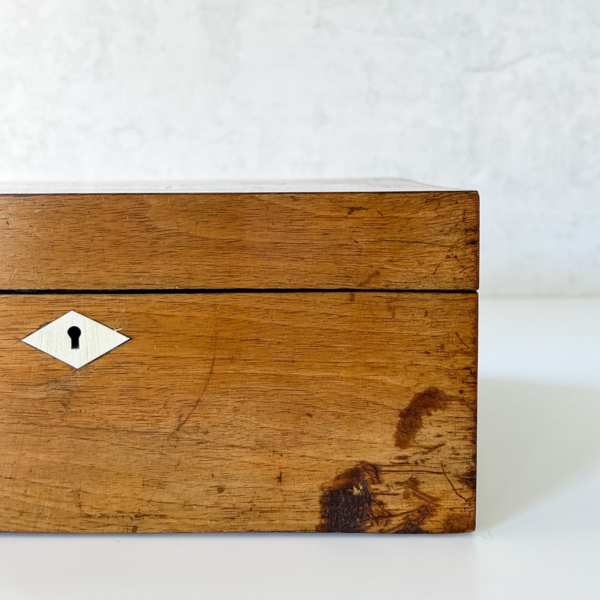 Antique English Regency Inlaid Sewing Box